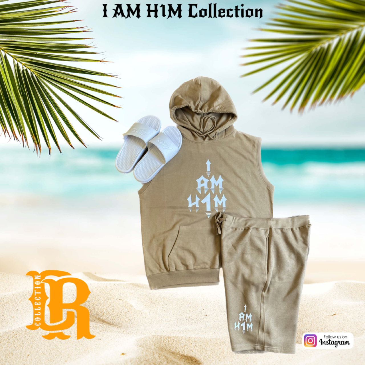 I AM H1M Sleevesless Hoodie 2Pc Set